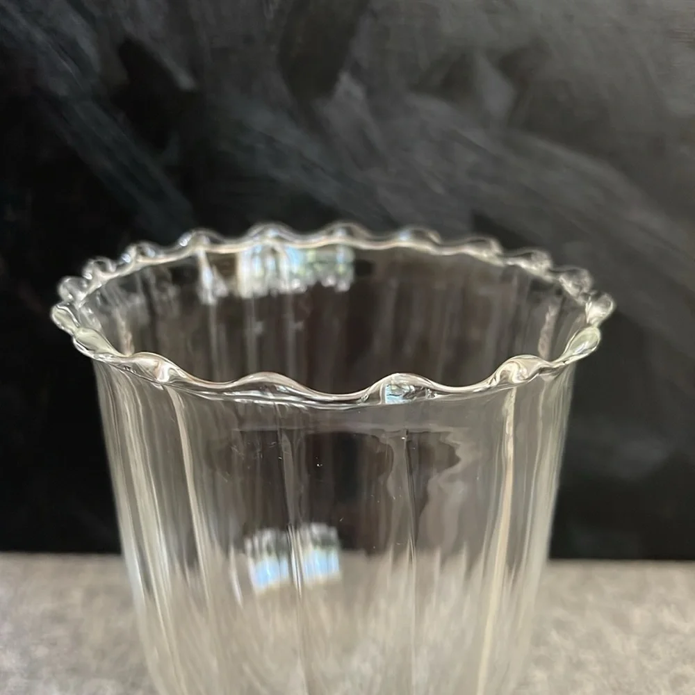 BHLDN Anthropologist Scalloped Glads Vase S. NWT